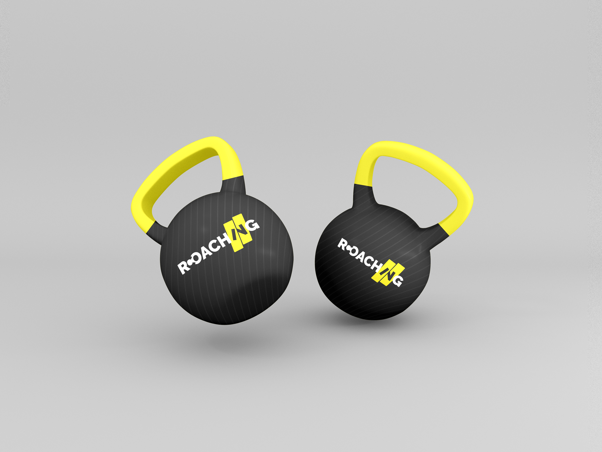 Kettlebell avec logo RCaoching
