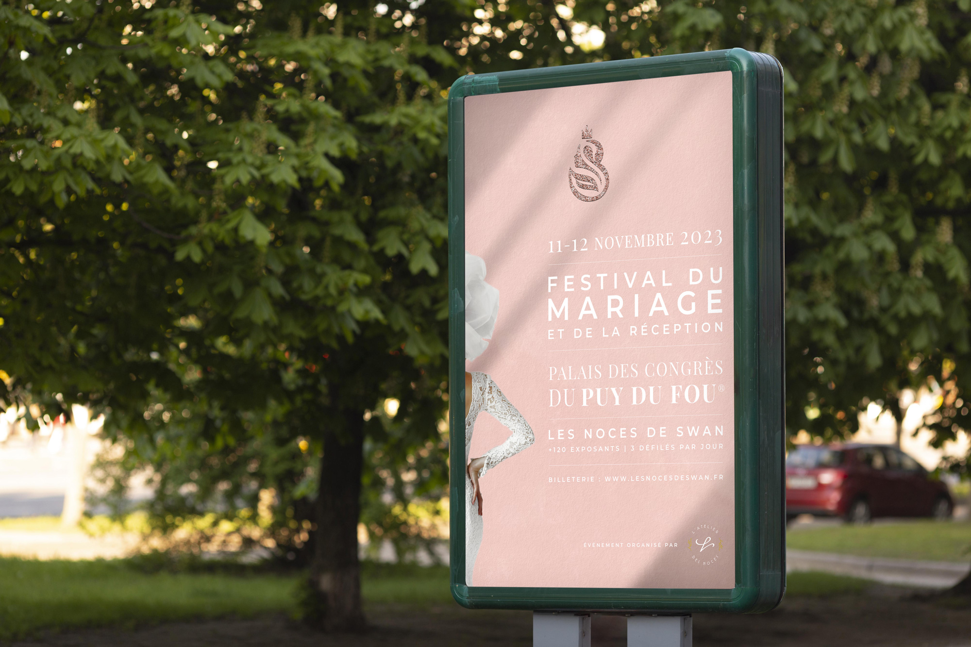Création affiche festival du mariage - Atelier des Noces - Audemus Studio