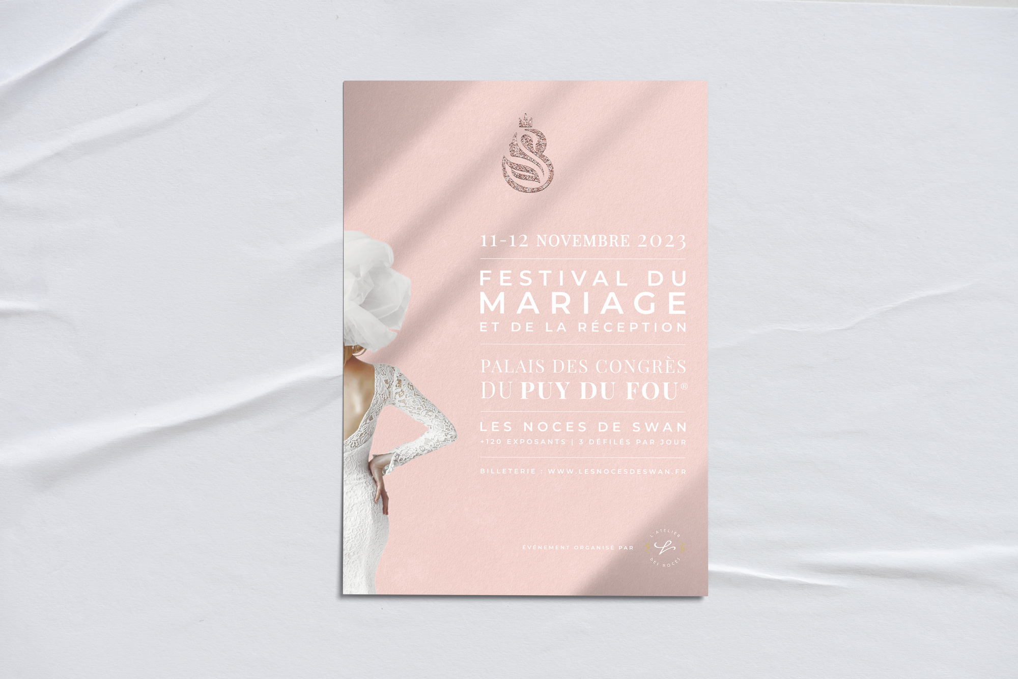 Affiche Festival du mariage design - Graphiste Angers