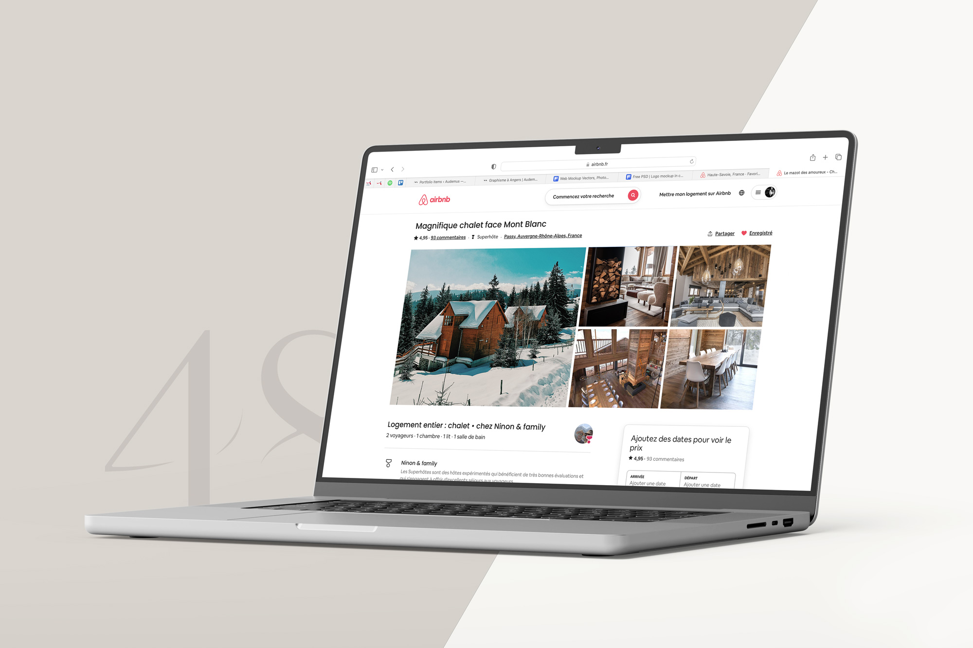 Branding logo immobilier Airbnb - graphiste