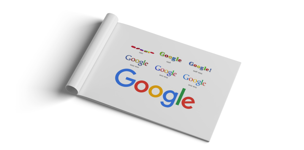 Évolution du logo Google