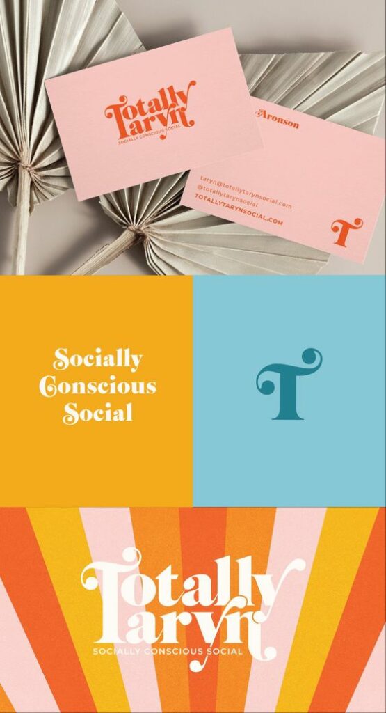 Branding psychédélique, couleurs vives, feel good - tendances graphiques 2024