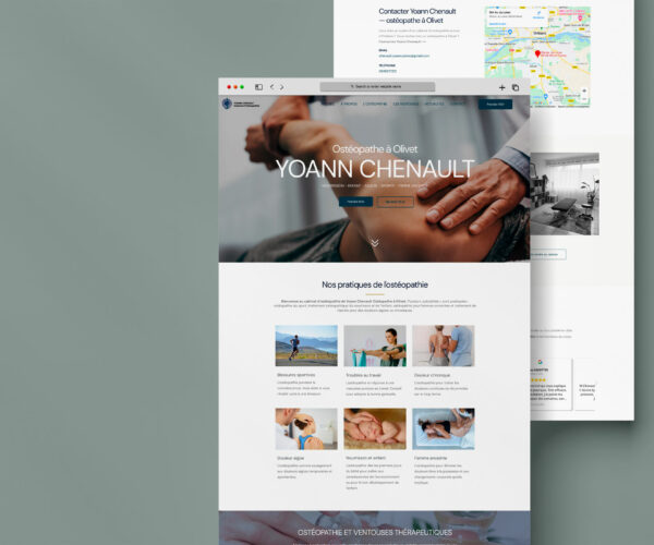 Création de site internet Ostéopathe Angers