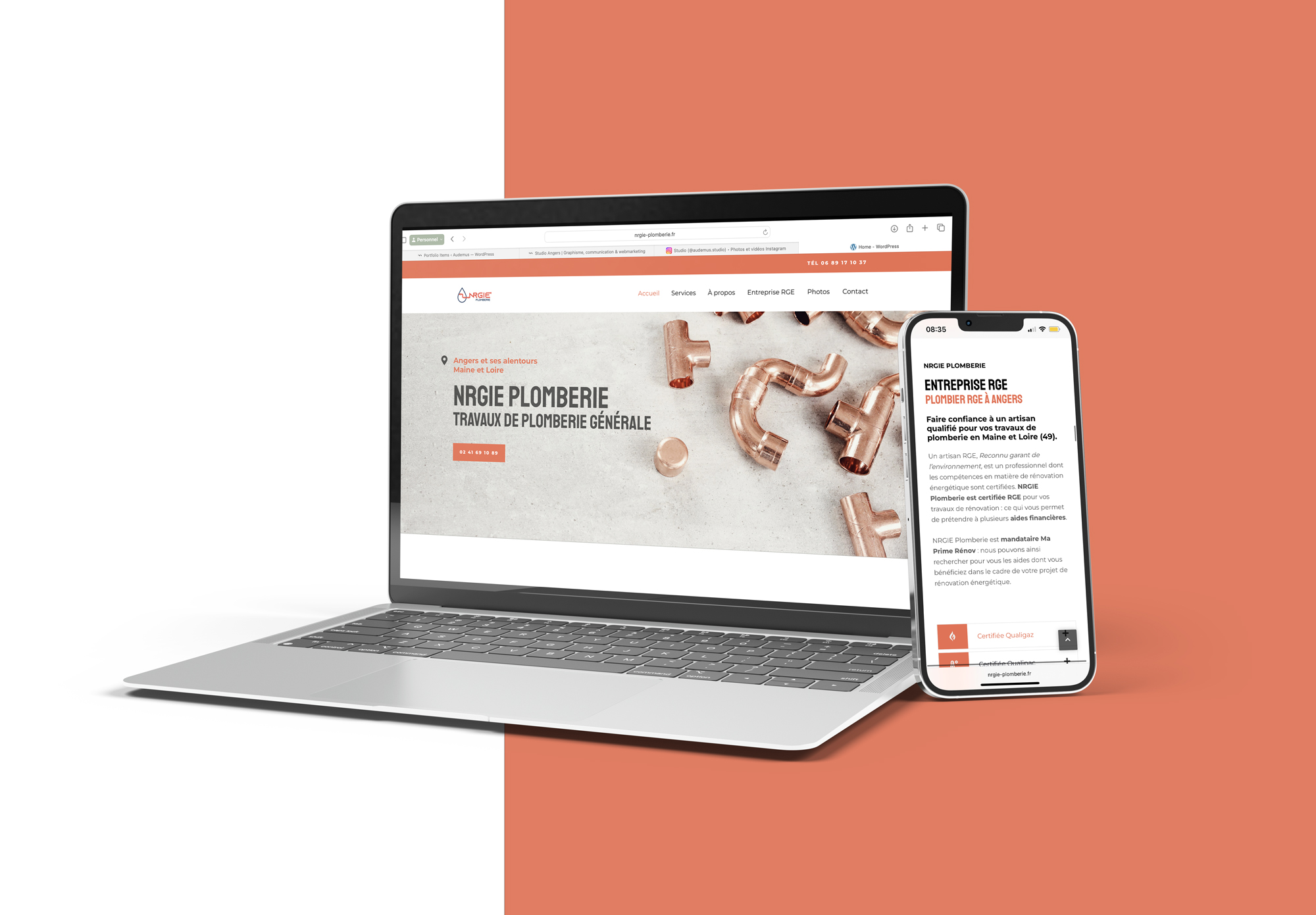 Création de site internet pour artisans en Maine et Loire (49)