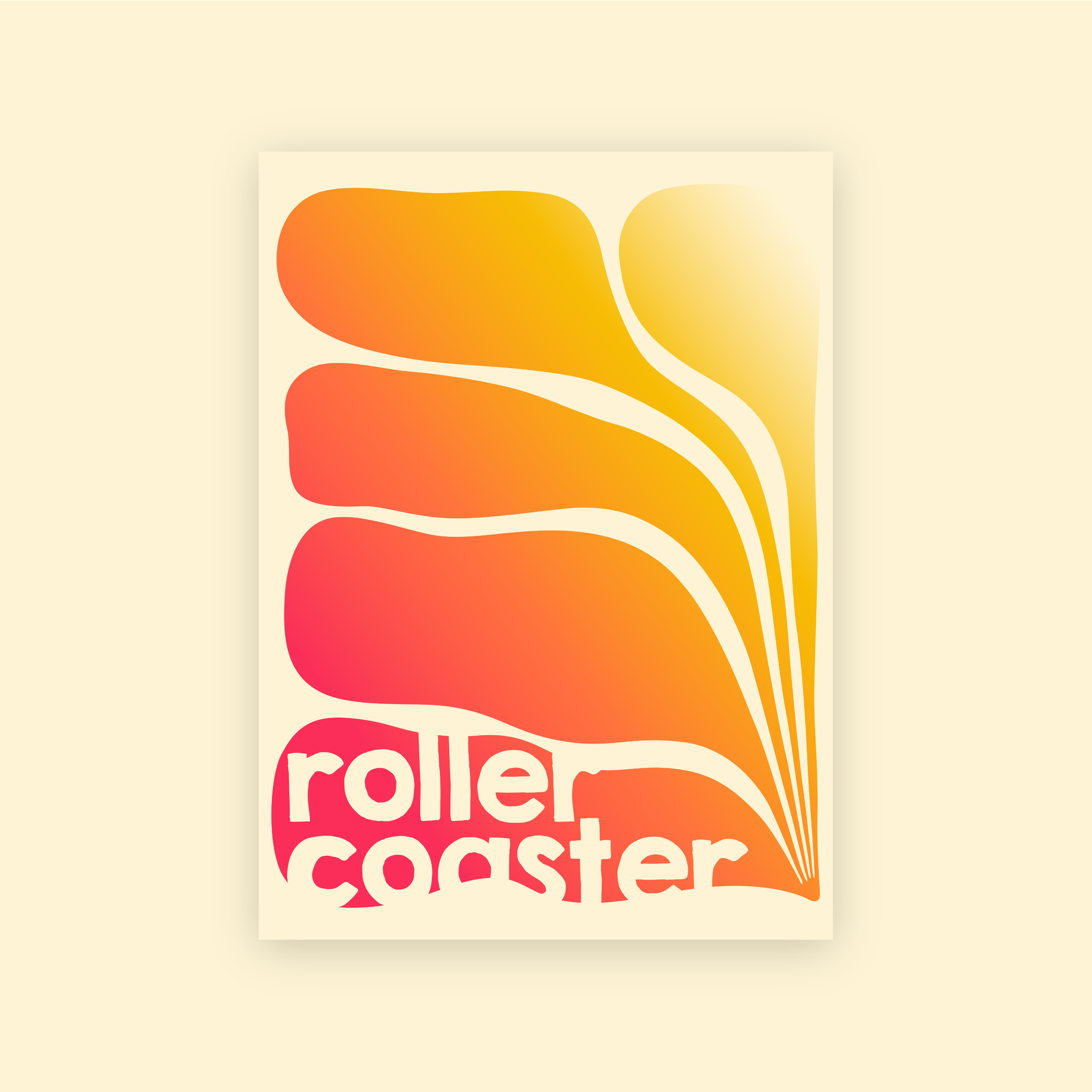 Branding Concept Store Rollercoaster Logo Cartographie thermique