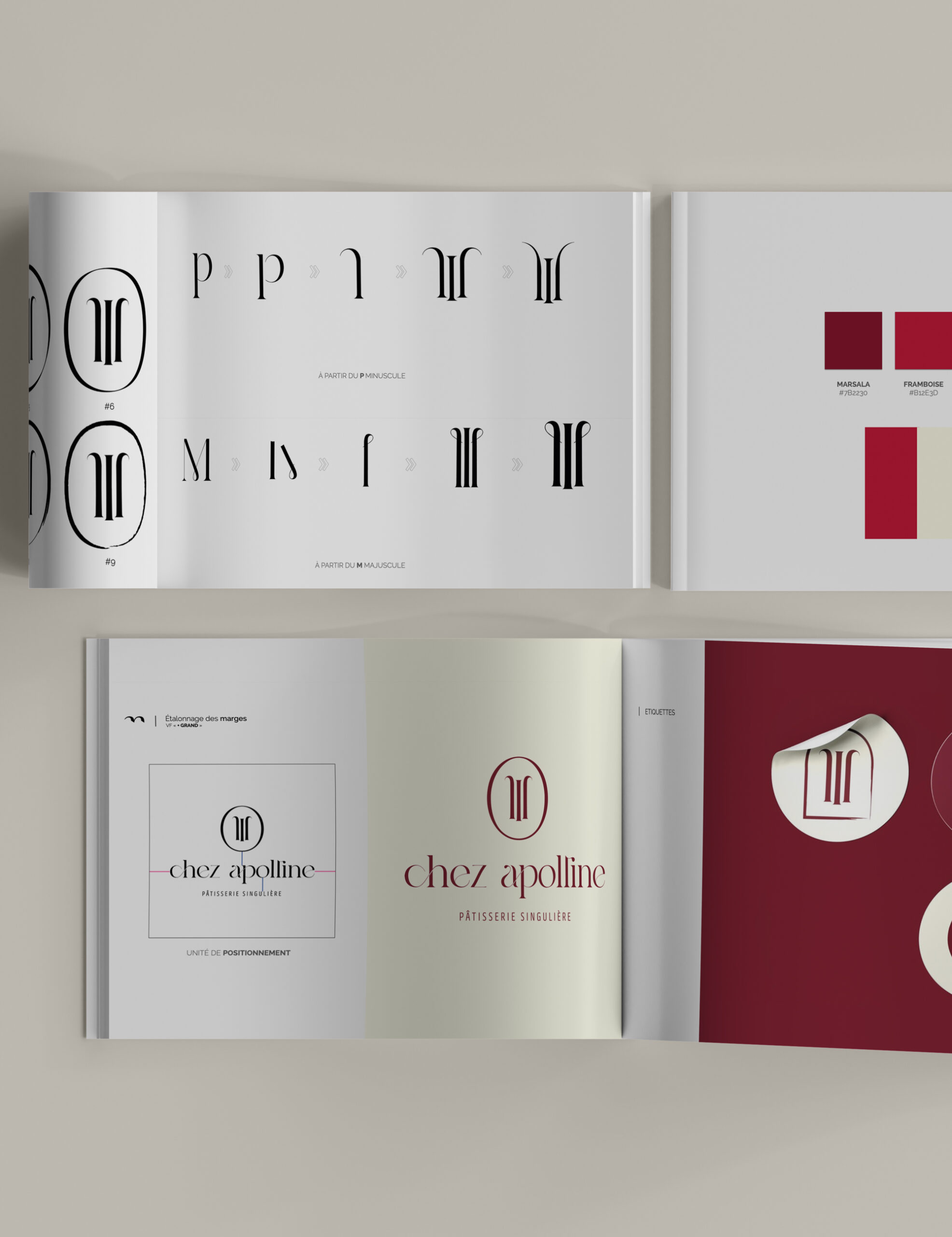 Création d'identité visuelle pâtisserie / boulangerie à Angers