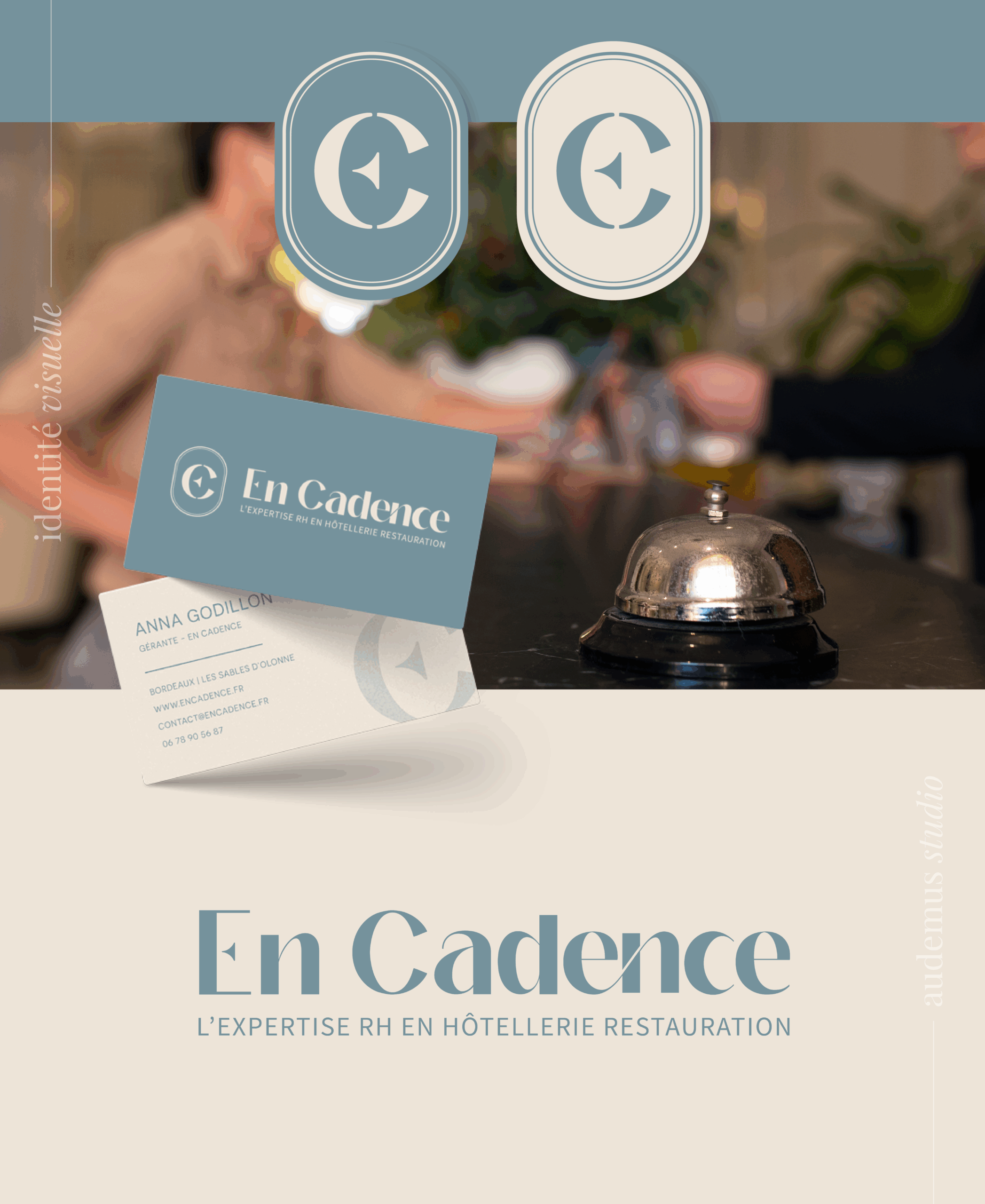 Identité visuelle professionnelle cabinet RH Angers