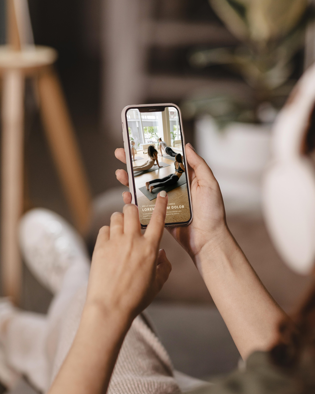 Stories Instagram — annonces d’ateliers bien-être à Angers - Studio de yoga
